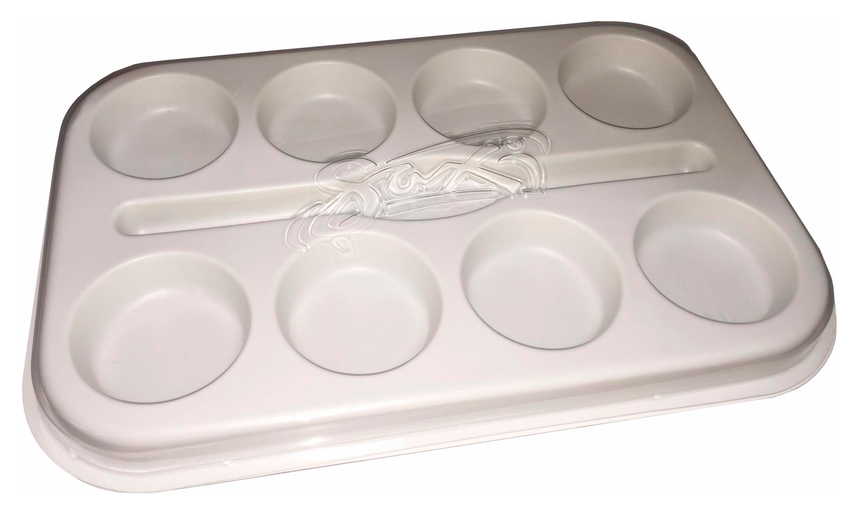 Sax Empty Plastic Palette with Lid, 14-1/2 X 9-1/2 Inches 411926